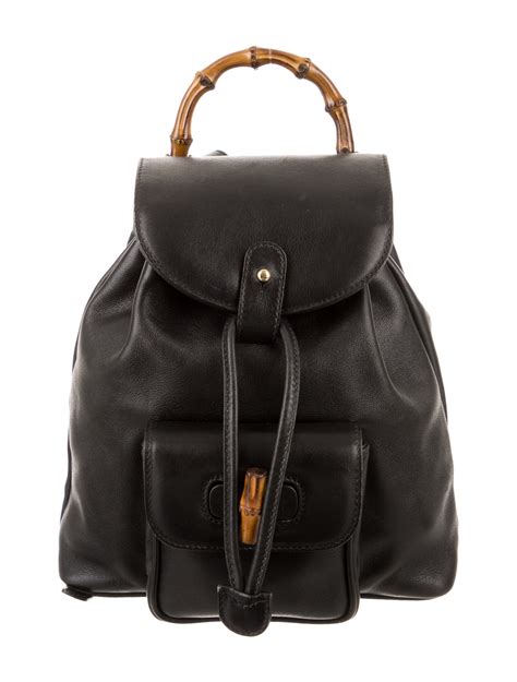 gucci bamboo 1947 small|vintage Gucci bamboo backpack.